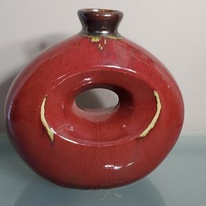 Red Vase